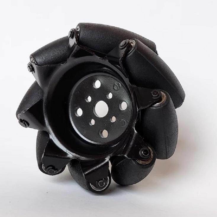 40KG负载4个3英寸麦克纳姆轮进口轴承联轴器智能车机器人底盘