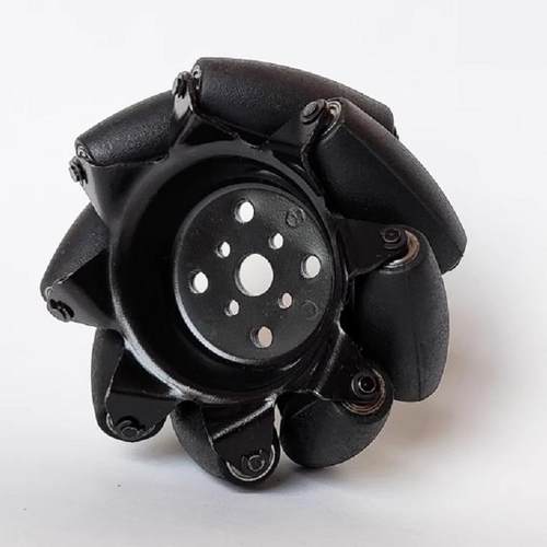 40KG负载4个3英寸麦克纳姆轮进口轴承联轴器智能车机器人底盘