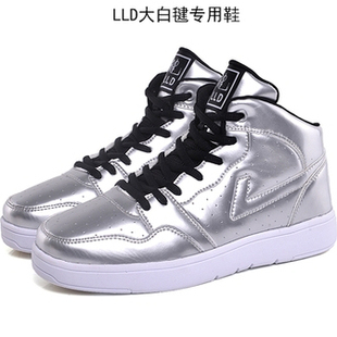 春秋李老大大白毽踢毽专用鞋爆米花天籁空调鞋男女透气运动休闲鞋