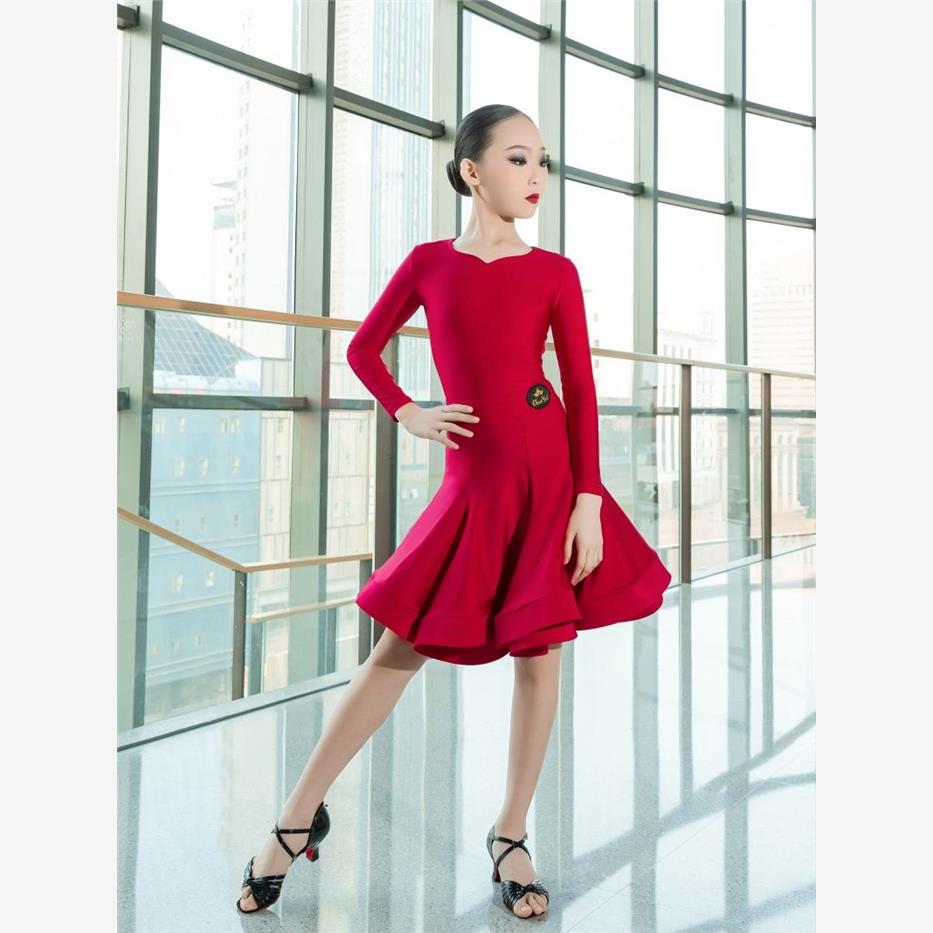 拉丁舞服女童专业标准比