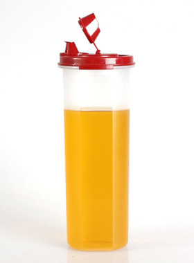 特百惠正品 890ml防漏油壶0.89升厨房调味壶塑料酱油调料瓶不漏油