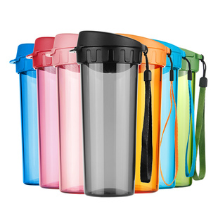 店 400ml茶韵随心杯安全便携防漏水杯子官方塑料正品 特百惠 500ml