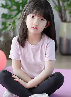 女童假发中长公主假发10岁学生自然假发Lolita时尚学生妹假发可爱