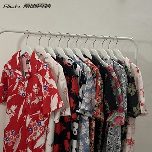 bkpp以你的心诠释我的爱pp比尔金同款扶桑花衬衣短袖普吉岛夏沙滩