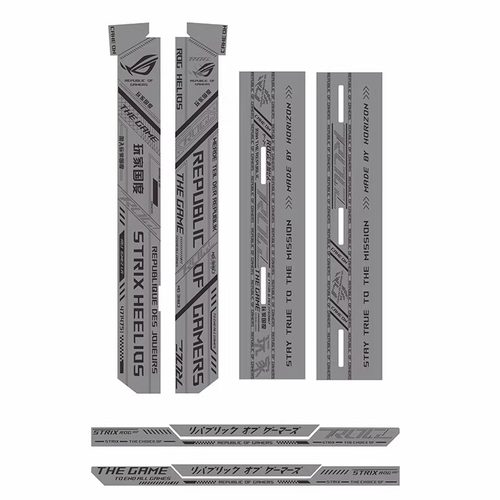 华硕ROG太阳神601创世神GR701电脑机箱定制白色翻毛皮外壳柱子502