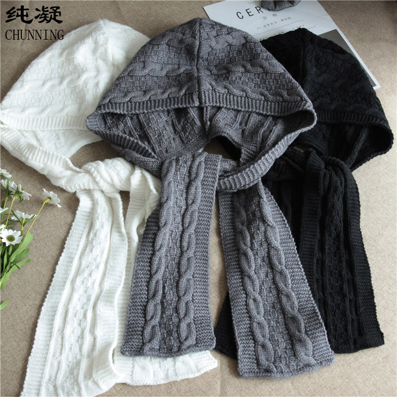 纯凝CN19038秋冬女式连帽装饰毛衣假领围脖披肩针织脖套围巾巾,服饰配件/皮带/帽子/围巾,假领,淘宝优惠券,粉丝福利购,淘宝优惠卷