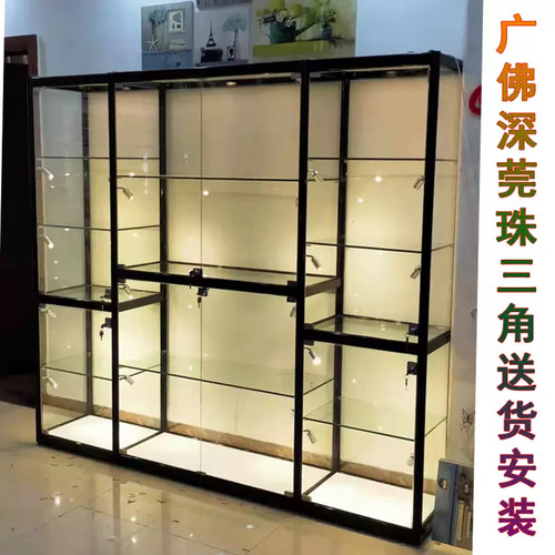 乐高手办模型玻璃玩具奖品展示柜