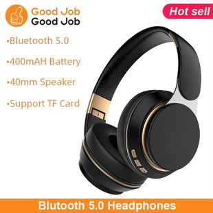 Headphones Stereo Bluetooth Foldable 蓝牙耳 Headset Wireless