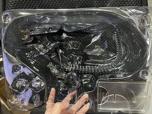 异形大战 铁血战士手办模型 异形母后 皇后手办Q版可动 全高约6寸