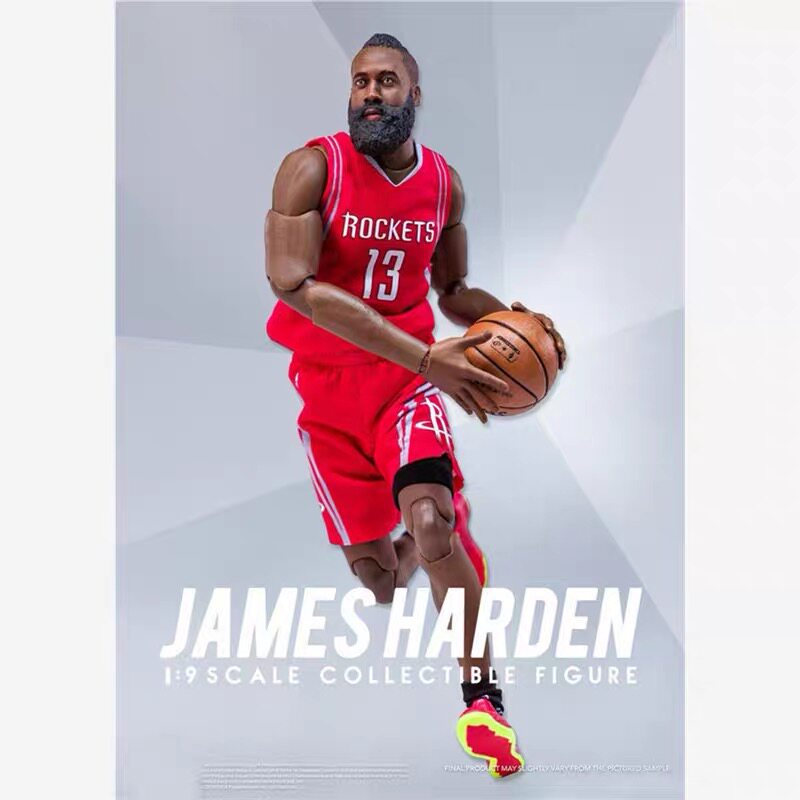 NBA篮球运动员哈登 13号红色衣服球星 1/6 红色球衣 可动盒装手办