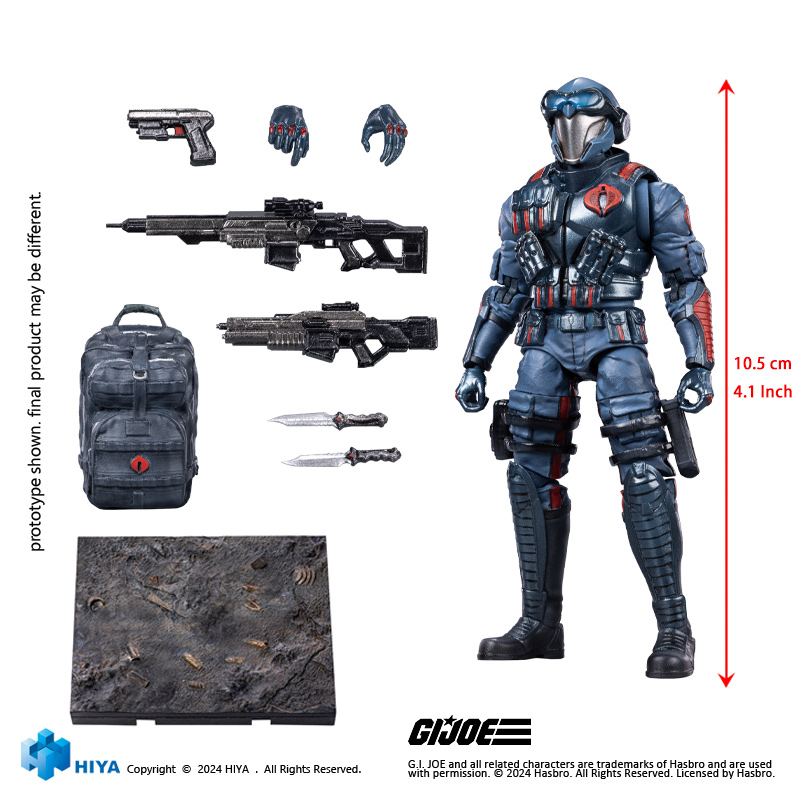 HIYA海雅特种部队可动兵人蛇怪