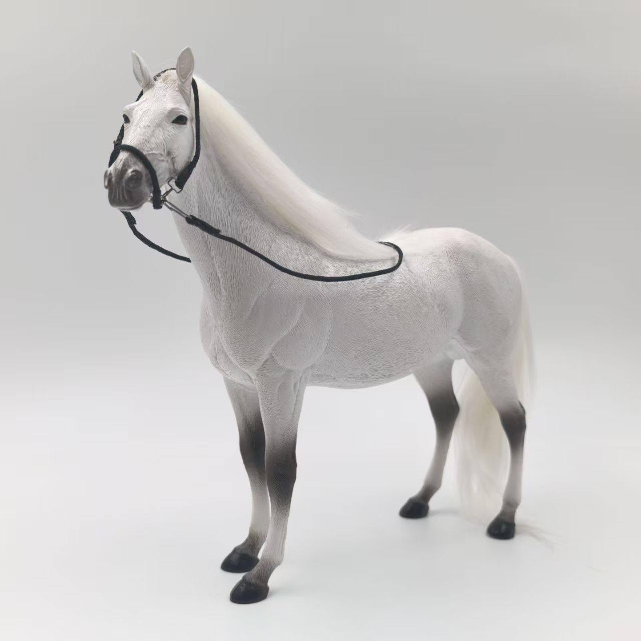 JXK 1/12德国温血马仿真战马模型兵人坐骑家居人偶手办摆件模型,玩具/童车/益智/积木/模型,仿真/动物玩偶,淘宝优惠券,粉丝福利购,淘宝优惠卷