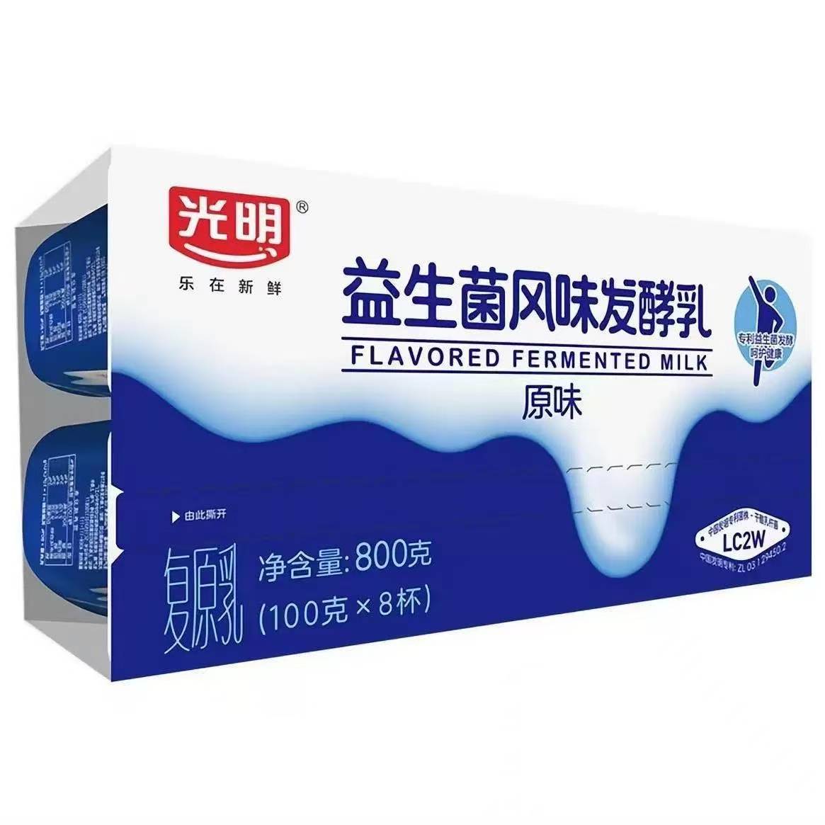 光明原味益生菌经济装酸奶
