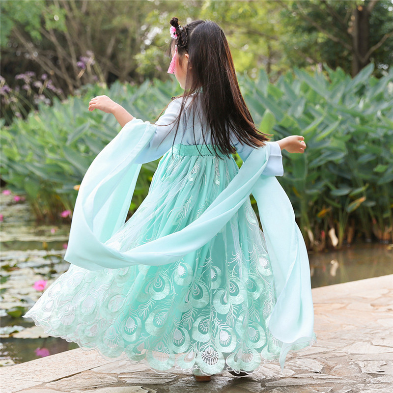适中汉服女童超仙裙子中国风古装