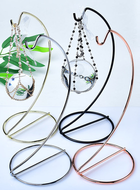 新款水晶球底座桌面摆件客厅玄关装饰品创意精致女生家居改造装饰