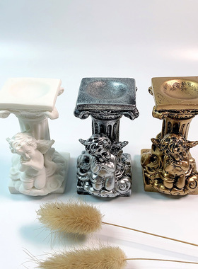 金色树脂水晶球底座3-6cm