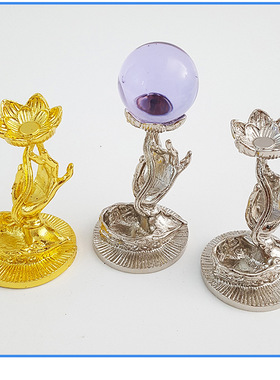 新款锌合金简约香插香架线香炉跨境佛手喜上眉梢水晶石支架底座