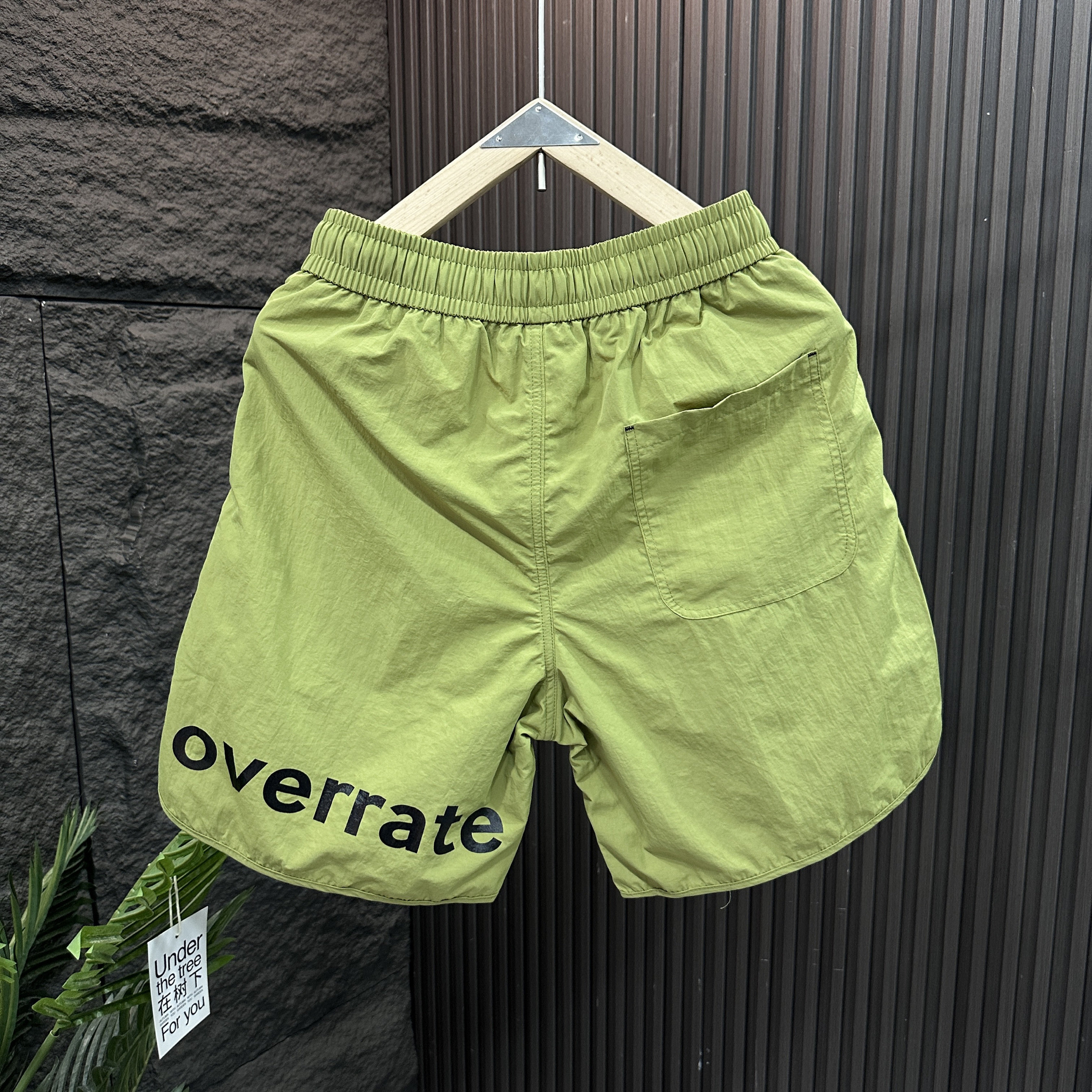 2024 SUMMER NEW CROPPED PANTS MENS TREND FASHION LOOSE LETTER STITCHING RUFFIAN CASUAL AND VERSATILE SHORTS MEN