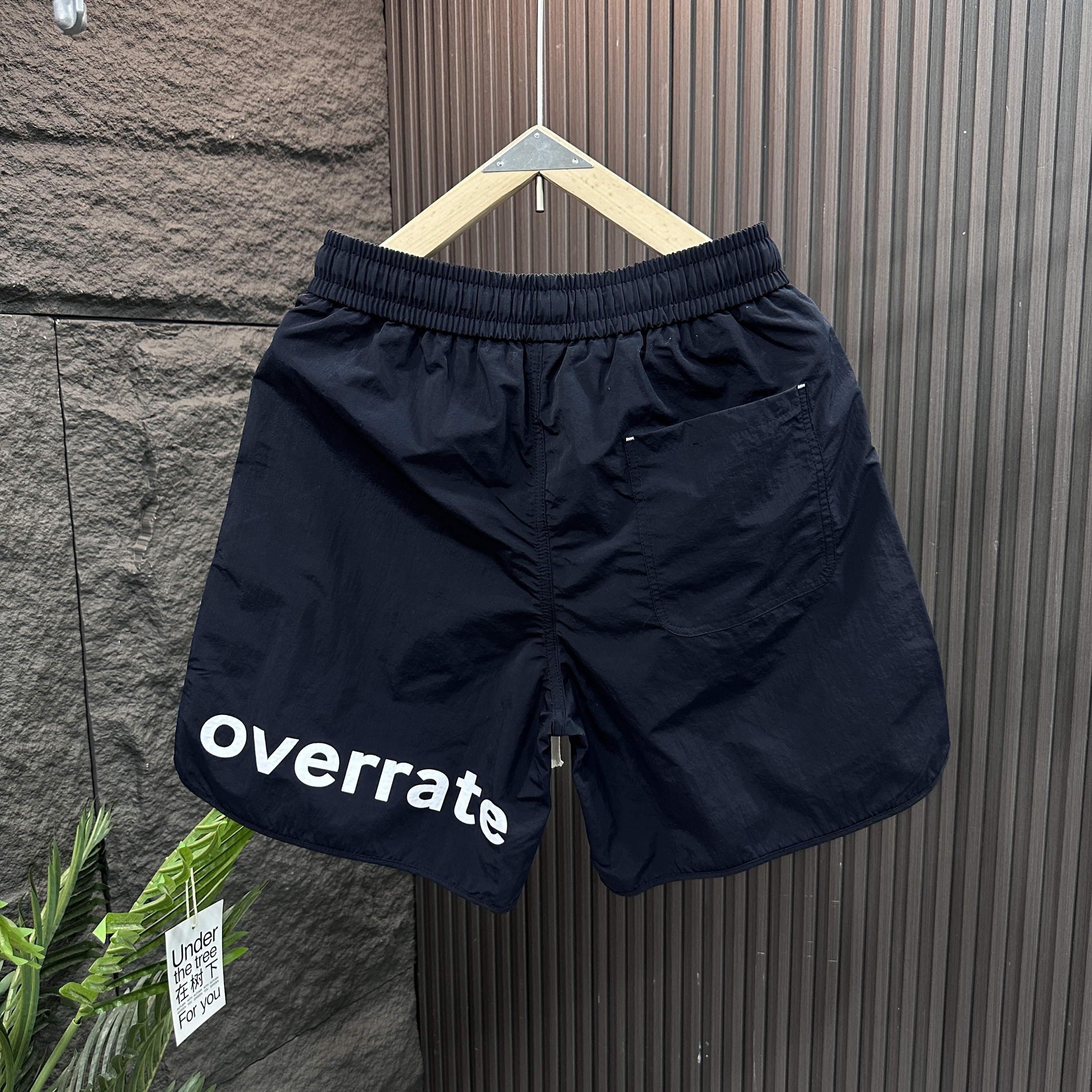 2024 SUMMER NEW CROPPED PANTS MENS TREND FASHION LOOSE LETTER STITCHING RUFFIAN CASUAL AND VERSATILE SHORTS MEN