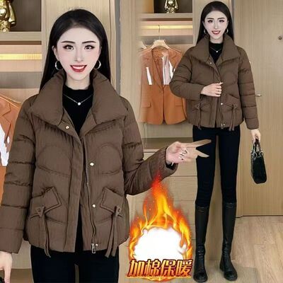 小个子立领棉袄子洋气保暖棉衣