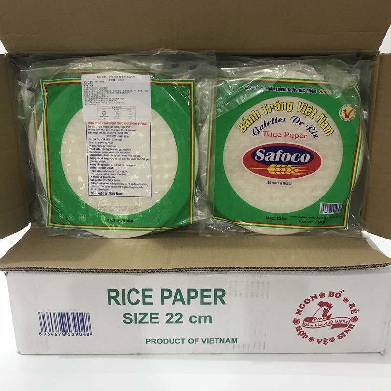 Safoco越南进口纯手工米纸,春卷