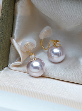 小众气质简约通勤曼塔玫瑰色王妃耳夹优雅时尚耳骨夹耳环女50657