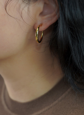 小众时尚百搭简约简易圆形耳夹无耳洞耳骨夹通勤日韩耳环潮51252