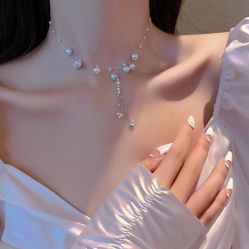 珍珠项链女高级感小众设计批发