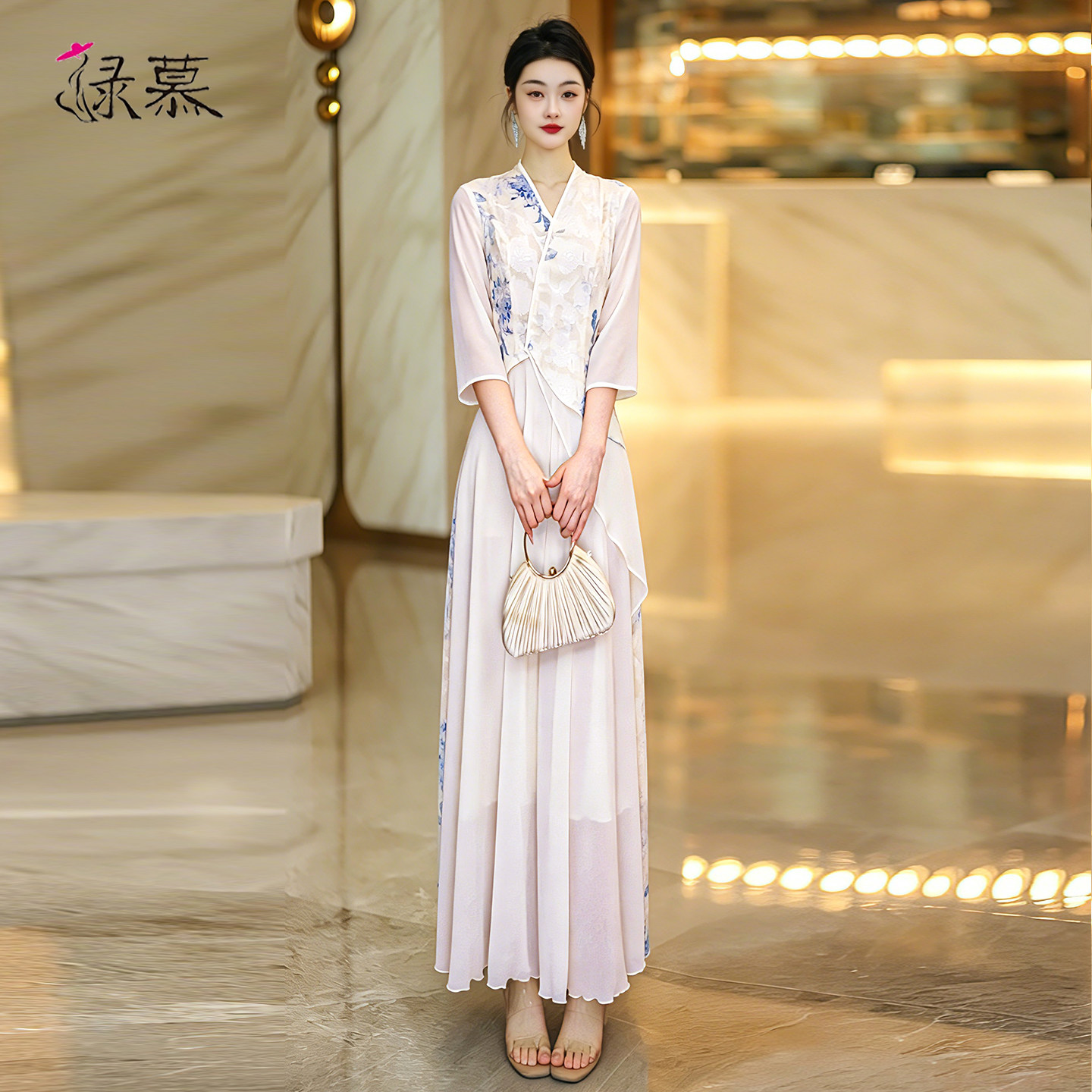 高端洋气减龄裙子女气质显瘦长裙