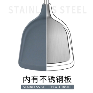 免打孔不锈钢锅铲架子厨房可旋转六钩置物架汤勺炒勺厨具收纳神器