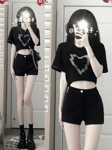 紧身弹力短裤薄款牛仔2025夏新款