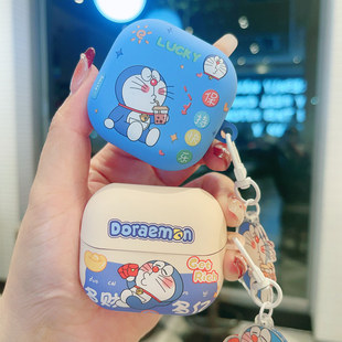 NUOPAISI适用三星Galaxy Buds4/4Pro耳机保护壳牛仔小新GalaxyBuds 3/3Pro/3FE真防摔水贴TPU卡通耳机保护套