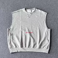Nike Men's Vest Autumn Breathable Basketball French Terry Simple Sports Sleeveless T-Shirt Hj4202-063