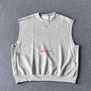 063 T恤HJ4202 NIKE耐克男子背心秋透气篮球法式 毛圈简约运动无袖