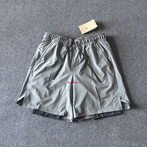 NIKE耐克正品男子二合一跑步运动训练健身速干透气短裤DV9335-084