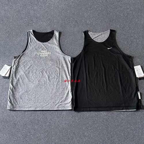 NIKE耐克正品Dri-FIT男士双面穿无袖篮球训练背心FZ0211-010