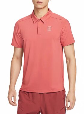 NIKE耐克正品夏季男士轻盈透气翻领网球运动短袖FZ6908-655