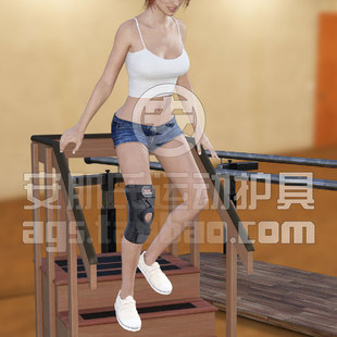 美国正品McDavid迈克达威氯丁橡胶篮球护膝运动护具康复425R特价