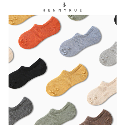 袜子女夏季防滑低帮船袜