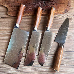 德国67层大马士革钢Vg10菜刀家用厨房专用厨师刀切肉片切菜刀高档