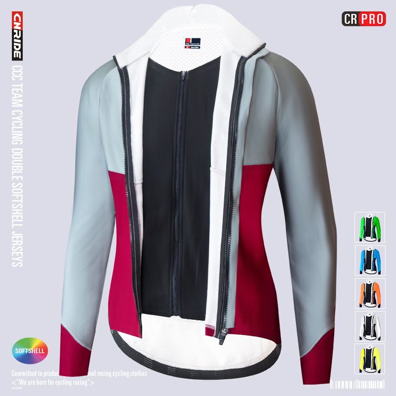 CNRIDE长袖软壳冬季骑行服