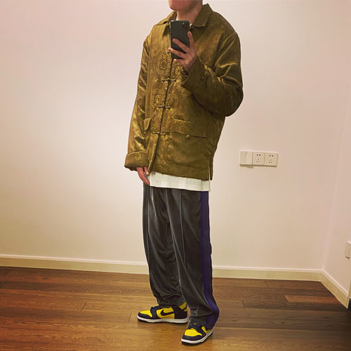 手工纽扣棉服BTTJOB陈冠希潮牌