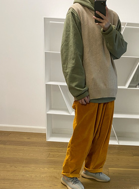 BTTJOB CORDUROY  WORKPANTS 灯芯绒休闲裤粗条纹纯棉工装伐木裤