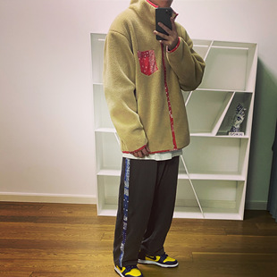 红腰果羊羔毛重磅开衫 BTTJOB 夹克 Jacket pattern Wool Cashew