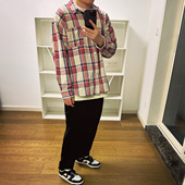 VINTAGE 衬衫 HEAVY DISTRESSED BTTJOB 做旧工装 WASHED SHIRT