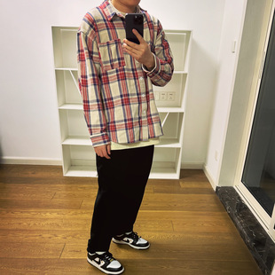 BTTJOB VINTAGE HEAVY WASHED DISTRESSED SHIRT 做旧工装衬衫