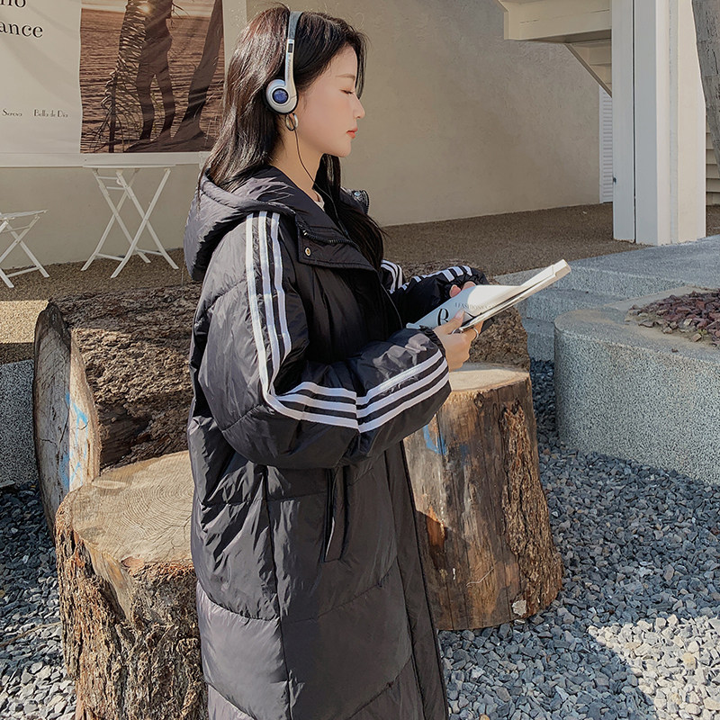 现货韩版通勤休闲黑色中长款羽绒服178/906/P235/K338,女装羽绒服,浙宝180A
