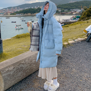 新款现货！韩版收腰中长款羽绒服浙宝180A/货号1830/p255控358图片
