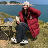 新款现货！韩版学院风印花羽绒服浙宝180A/货号1828/p255控358，女装羽绒服，浙宝180A