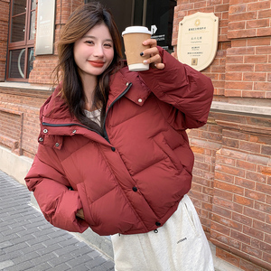 新款现货！小个子短款连帽羽绒服女浙宝180A/货号1829/p255控358图片